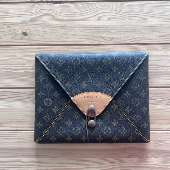 Louis Vuitton Visionaire Clutch One Size Brown Canvas/Leather - Picture 1 of 11